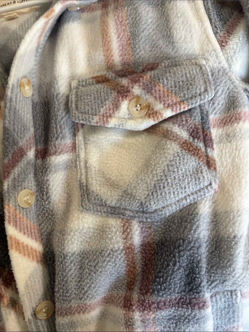 Thread & Supply Plaid Shacket - Picture 2 of 3